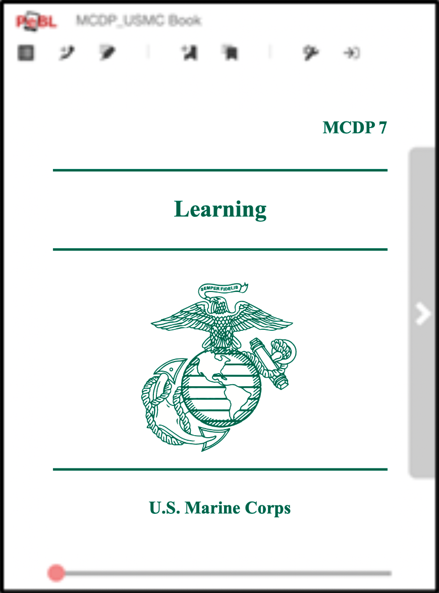 Cover page of the MCDP Learning publication